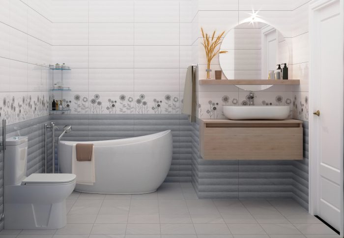 Tuổi thọ của gạch ốp lát nhà tắm quyết định tuổi thọ của khu vực nhà tắm