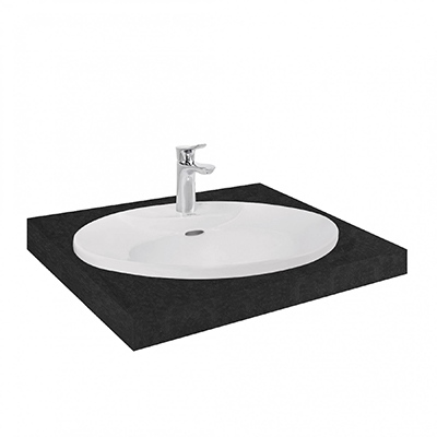 Chậu lavabo bán âm bàn Toto L909C