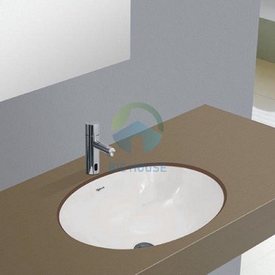 Chậu lavabo âm bàn Viglacera CA2