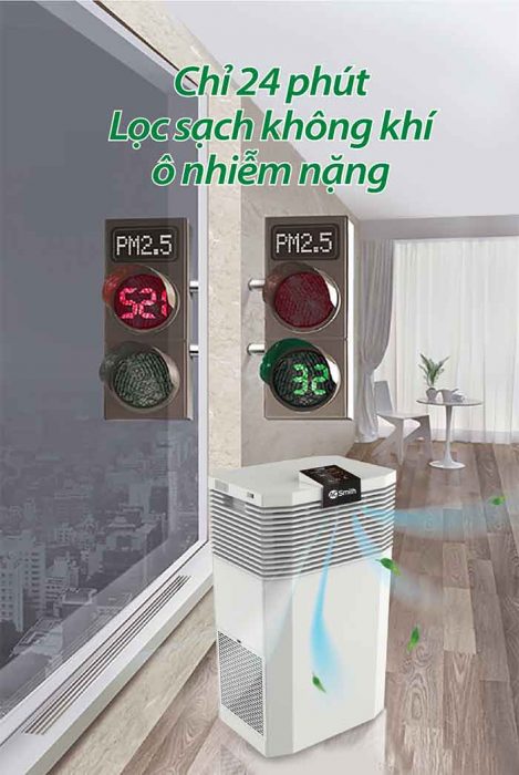 Máy lọc không khí A.O.Smith KJ420F-B01 11