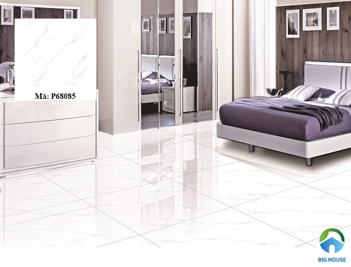 gạch lát nền màu trắng ý mỹ 3