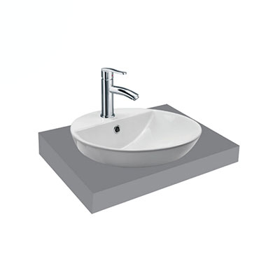 Chậu lavabo bán âm bàn Viglacera V26