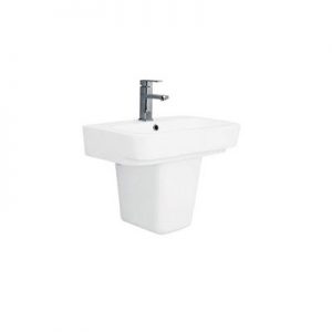 Chậu lavabo treo chân lửng Viglacera V50