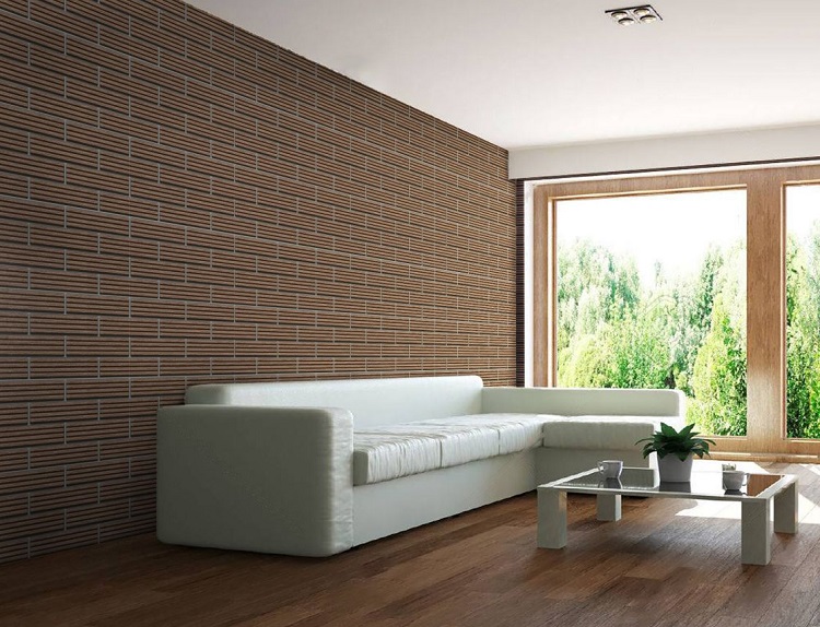 gạch ốp tường màu nâu 13