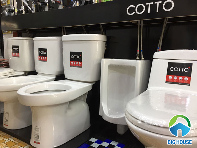 Cotto là hãng thiết bị vệ sinh đến từ Thái Lan phổ biến rộng rãi nhất tại Việt Nam.