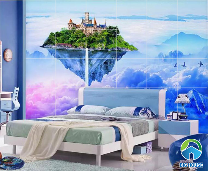 Gạch ốp tường phòng ngủ 3D: Mẫu đẹp, Cách chọn, Khuyến cáo