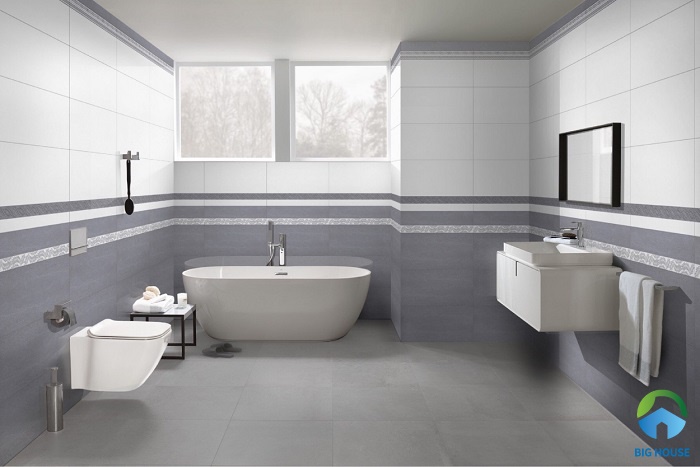 Gạch ceramc 30x60 Ốp phòng tắm, nhà vệ sinh