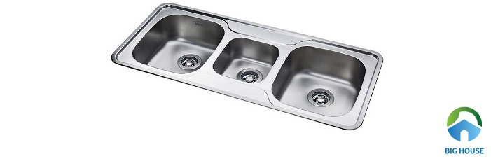 chậu rửa bát 3 ngăn