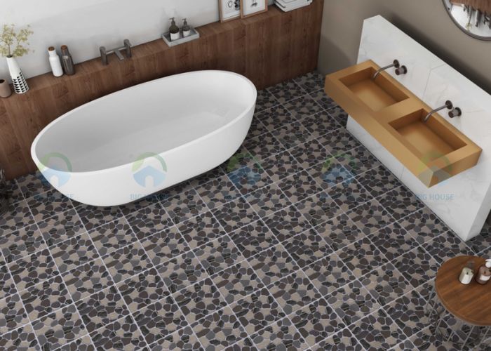 gạch lát nền kích thước nhỏ cho phòng tắm
