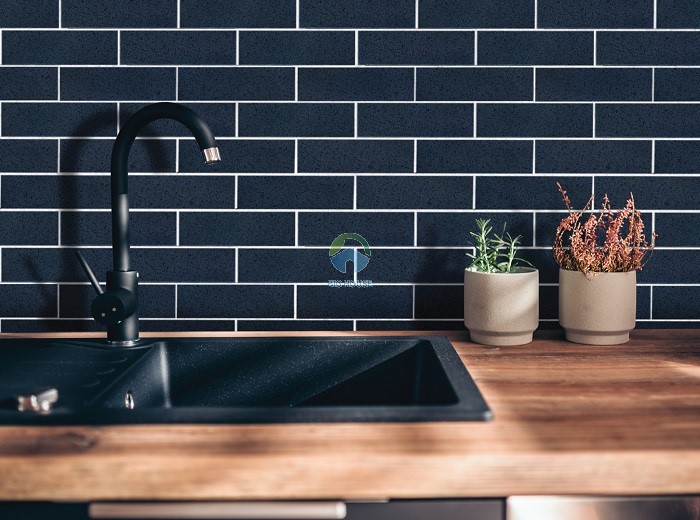 Mẫu gạch thẻ Inax xanh than