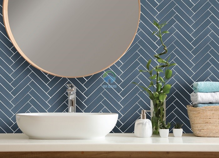 Ốp gạch thẻ Inax bằng keo chuyên dụng