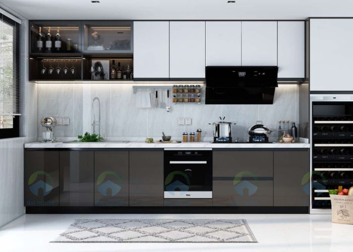 gạch ốp tường men bóng cho phòng bếp