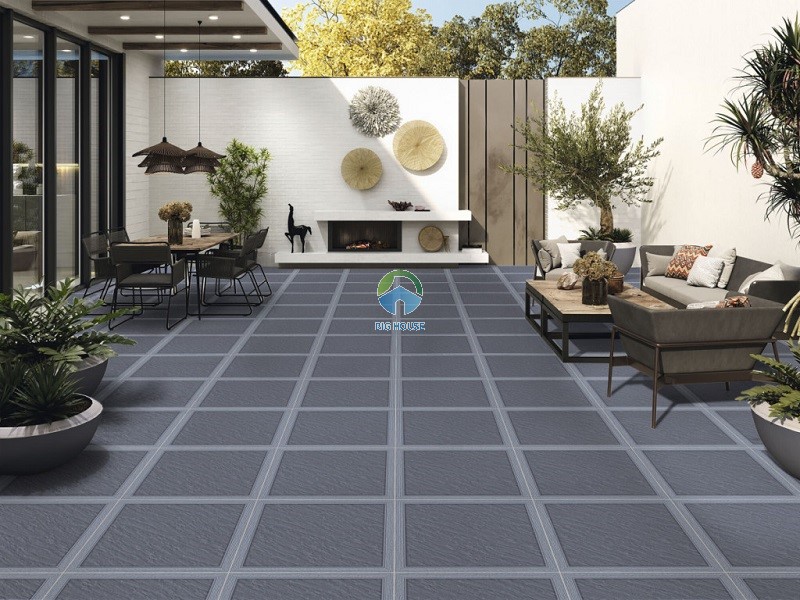 Gạch sân vườn 60x60 giả đá