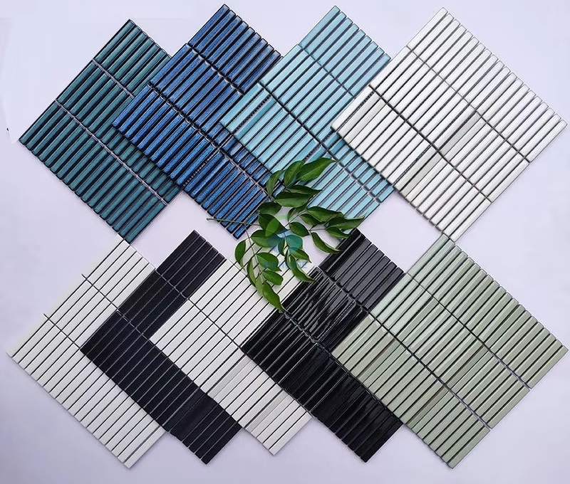 bề mặt gạch thẻ que đũa mosaic