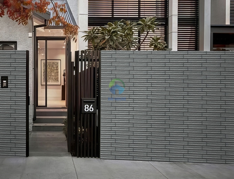 gạch thẻ que ốp cổng nhà