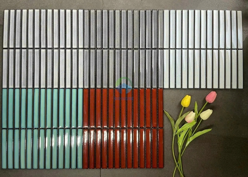 màu sắc gạch thẻ que đũa mosaic