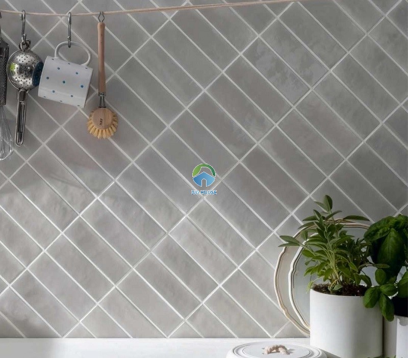 Gạch ốp 10x30 màu ghi