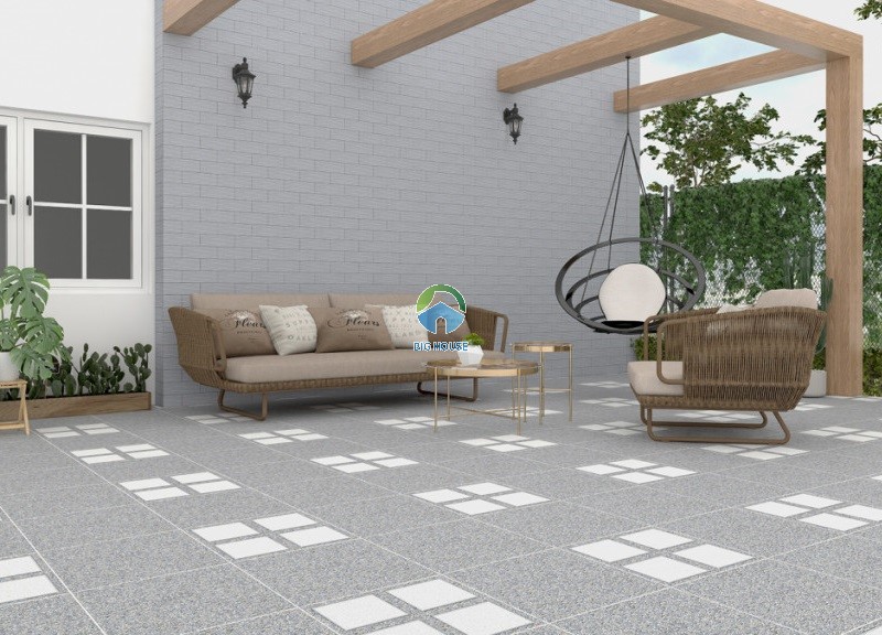 Gạch ốp tường 10x30 màu xám sáng