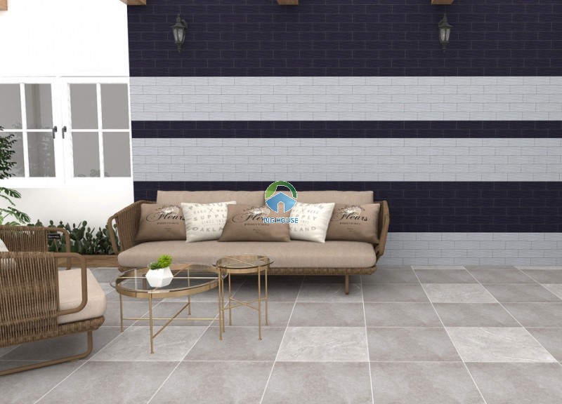 Gạch thẻ 10x30 Prime tone xanh và ghi