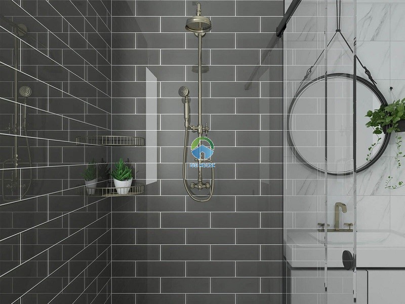 Gạch thẻ 10x30cm bóng phẳng rất dễ vệ sinh và lau chùi. Gạch thẻ 10x30cm bóng phẳng rất dễ vệ sinh và lau chùi.
