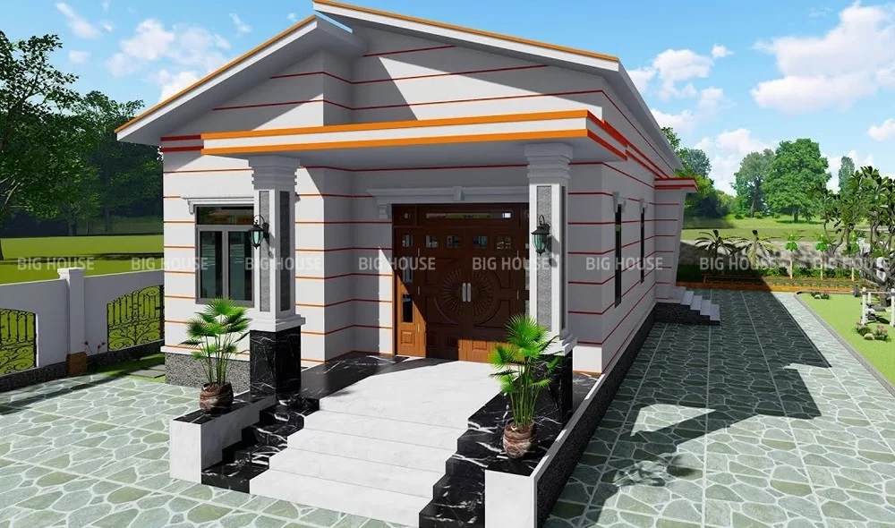 gạch ốp cột mặt tiền giả đá màu đen vân vàng