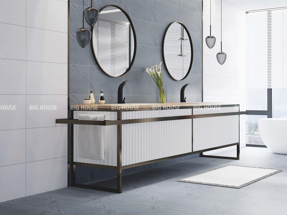 Mẫu gạch xương bán sứ Viglacera CL-BS3603-3604 30x60 